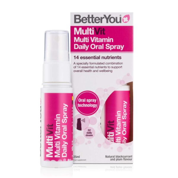 BetterYou MultiVit Daily Oral Spray Adult – 25ml  -  A-Z