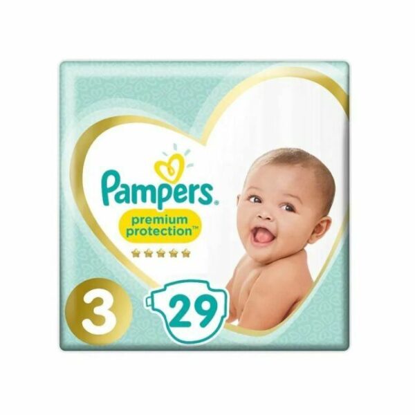 Pampers New Baby Nappies – Size 3 – 29 pack  -  Baby & Toddler