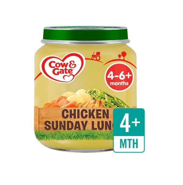 Cow & Gate Chicken Sunday Lunch Jar – 125g  -  £1 Range