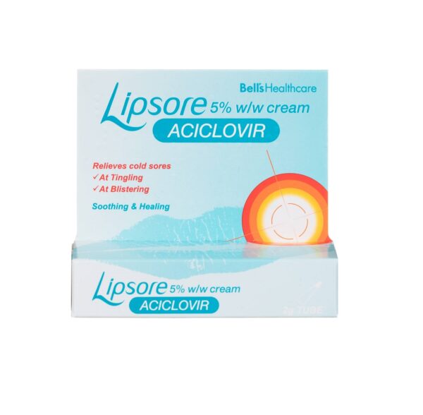 Lipsore Cold Sore Cream – 2g  -  Cold Sores & Dry Lips