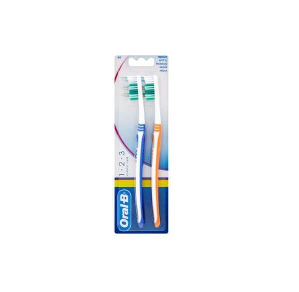 Oral B Classic Care Medium Toothbrush – 2 pack  -  £1 Range