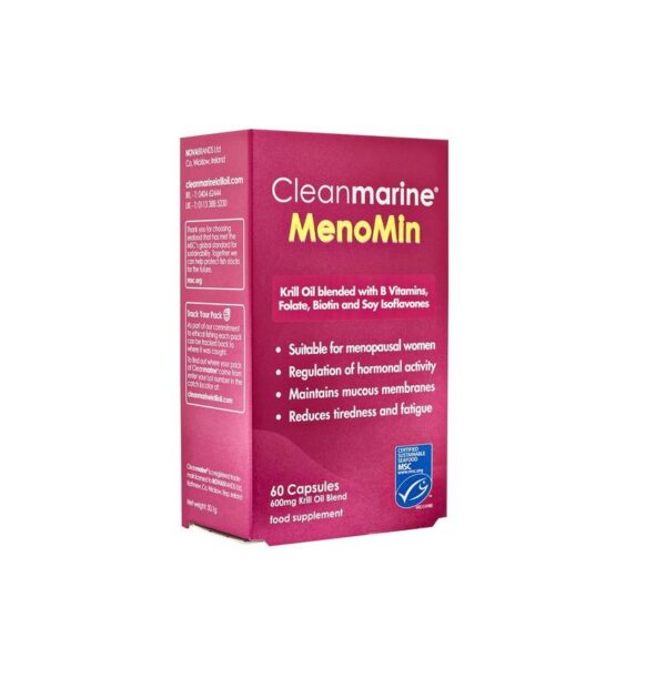 Cleanmarine MenoMin Menopause – 30 Capsules  -  Women's Health