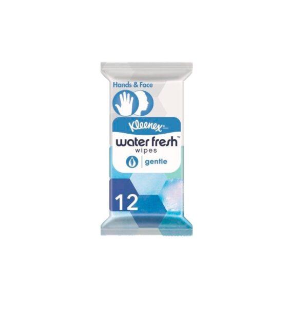 Kleenex® Water Fresh™ Gentle Wipes – 12 Wipes  -  Antibacterial