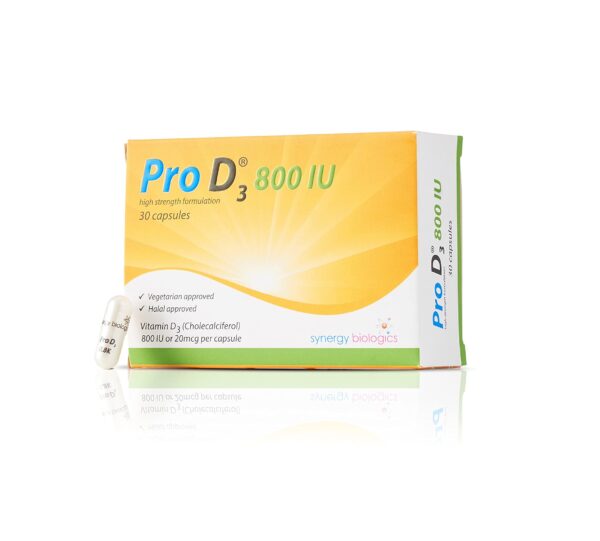 Pro D3 800 IU Vitamin – 20mcg – 30 Caps  -  A-Z
