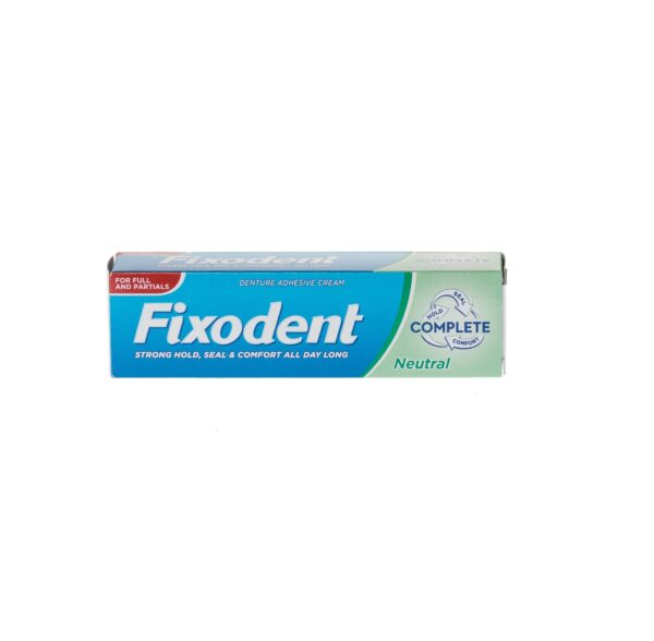 Fixodent Complete Neutral Denture Adhesive – 40g  -  Denture Care