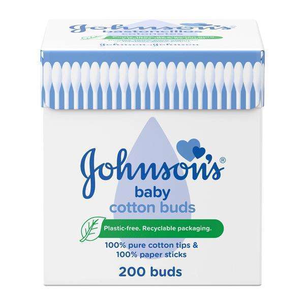 Johnson’s Baby Cotton Buds – 200 pack  -  £1 Range