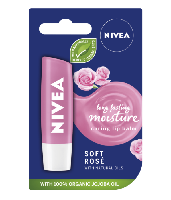 NIVEA Lip Balm Soft Rose - 4.8g