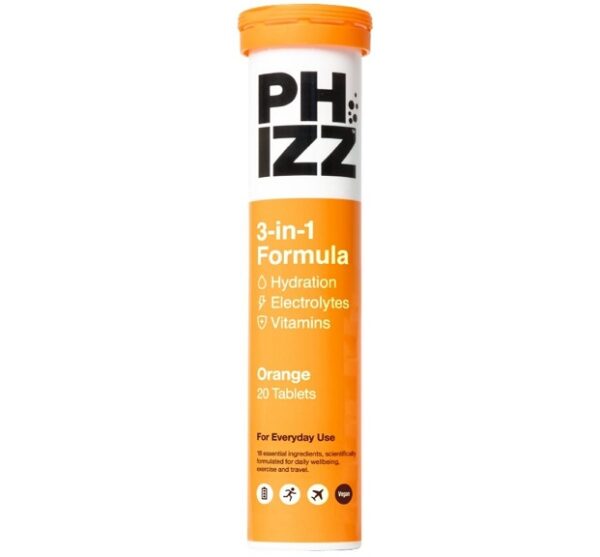 Phizz Orange Hydration – 20 Tabs  -  Dehydration