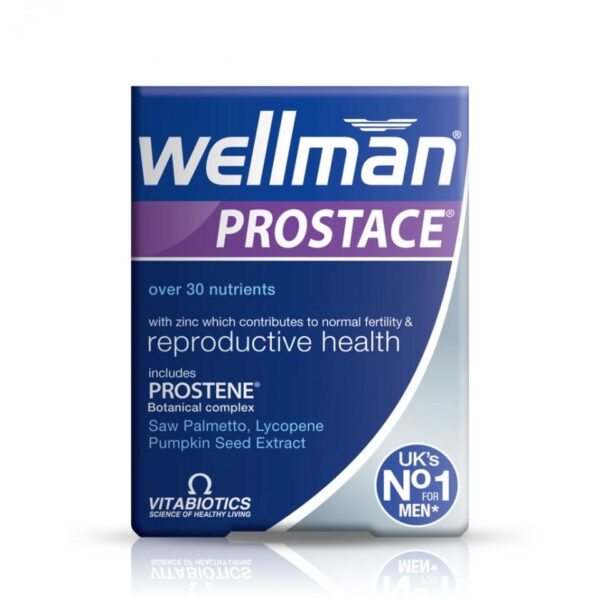 Vitabiotics Wellman Prostace – 60 Tablets  -  A-Z