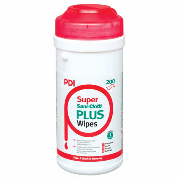 Super Sani-Cloth PLUS Wipes – 200 Wipes  -  Antibacterial