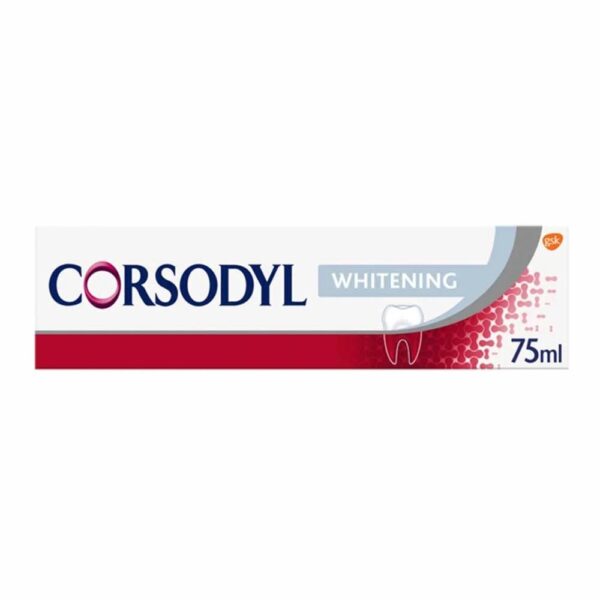 Corsodyl Whitening Toothpaste – 75ml  -  Toothpaste
