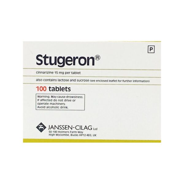 Stugeron 15mg -Pack of 100