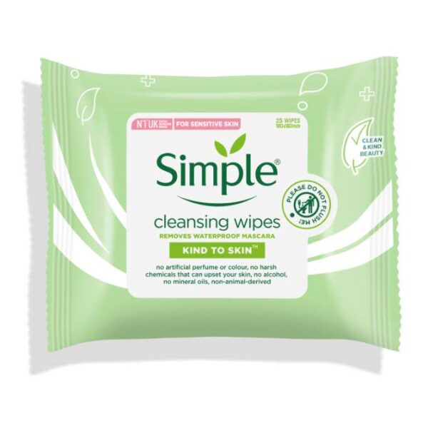 Simple Cleansing Wipes - 25 Wipes