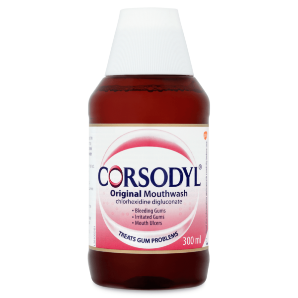 Corsodyl Chlorhexidine Original Mouthwash – 300ml  -  Mouth Infections