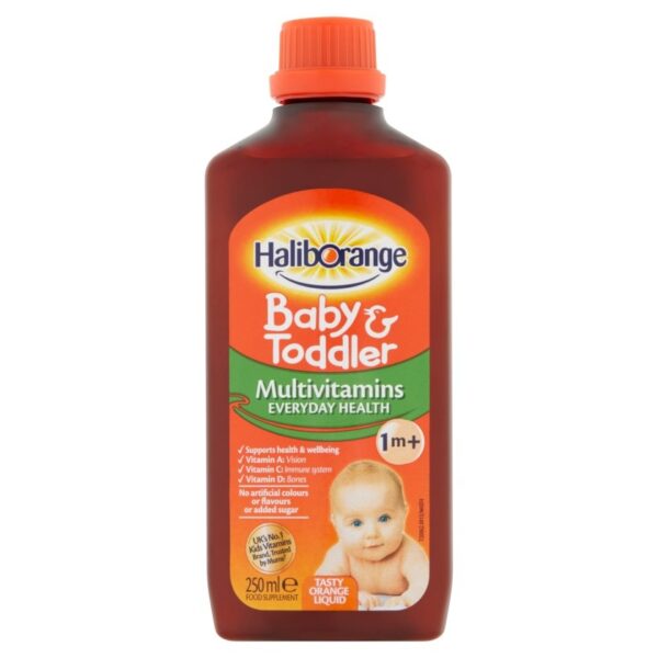 Seven Seas Haliborange Baby & Toddler Multivitamin Liquid – 250ml  -  A-Z