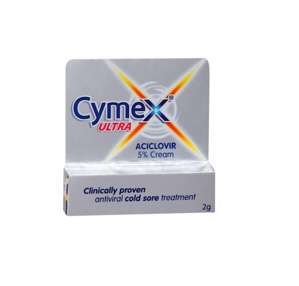 Cymex Ultra Aciclovir 5% Cream – 2g  -  Cold Sores & Dry Lips