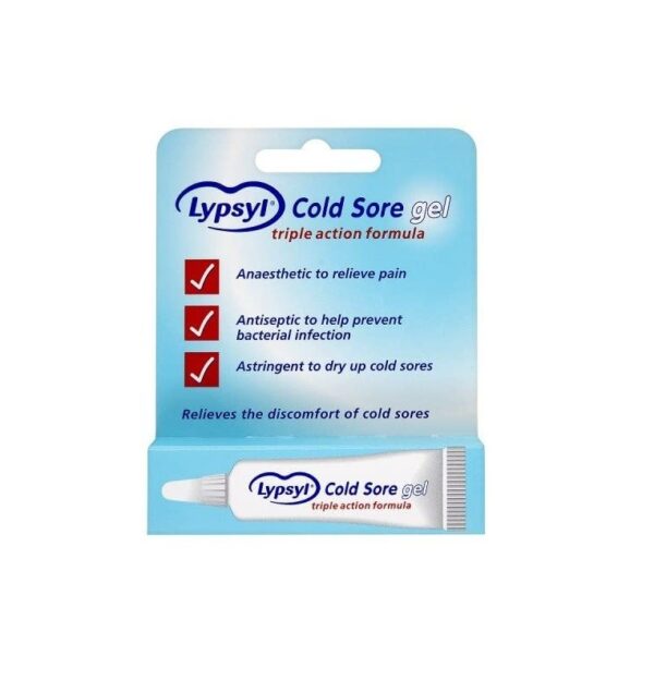 Lypsyl Cold Sore Gel – 3g  -  Cold Sores & Dry Lips