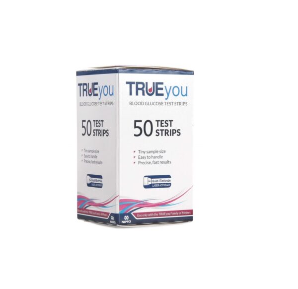TrueYou Blood Glucose Test Strips – 50 Strips  -  Diabetes Care