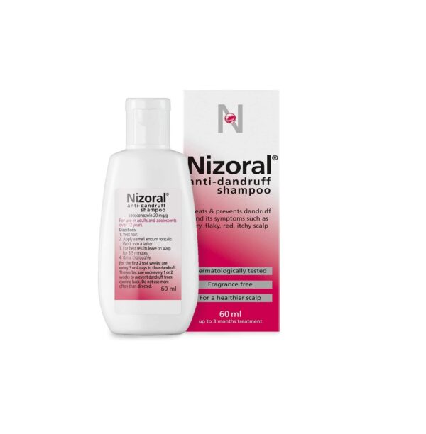 Nizoral Anti-Dandruff Shampoo – 60ml  -  Dandruff