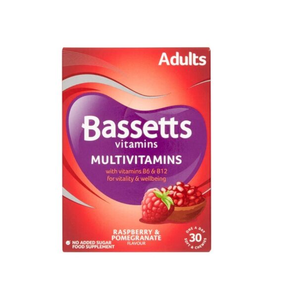 Bassetts Adult Multivitamins – 30 Chewies  -  A-Z