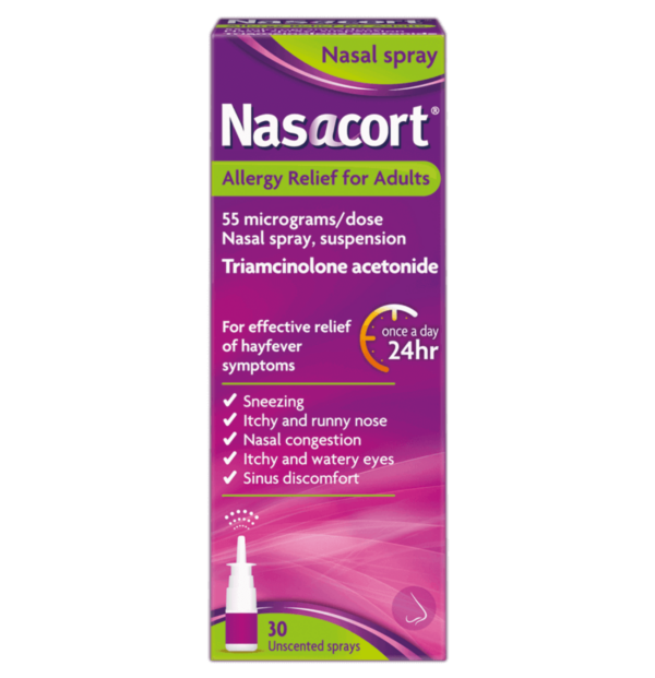 Nasacort Allergy Nasal Spray – 30 Sprays  -  Hayfever & Allergy