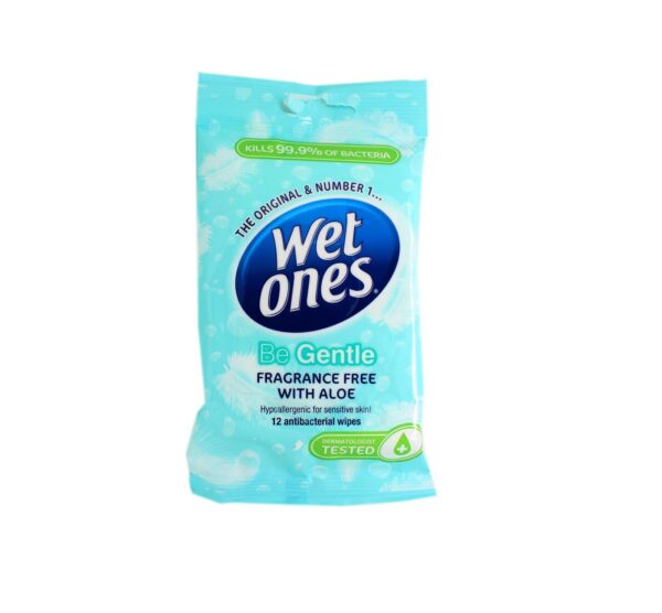 Wet Ones Be Gentle Sensitive Travel Wipes – 12s  -  £1 Range