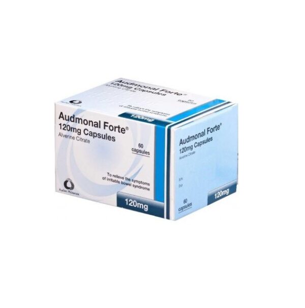 Audmanol Forte (Alverine) 120mg – 60 Capsules  -  IBS