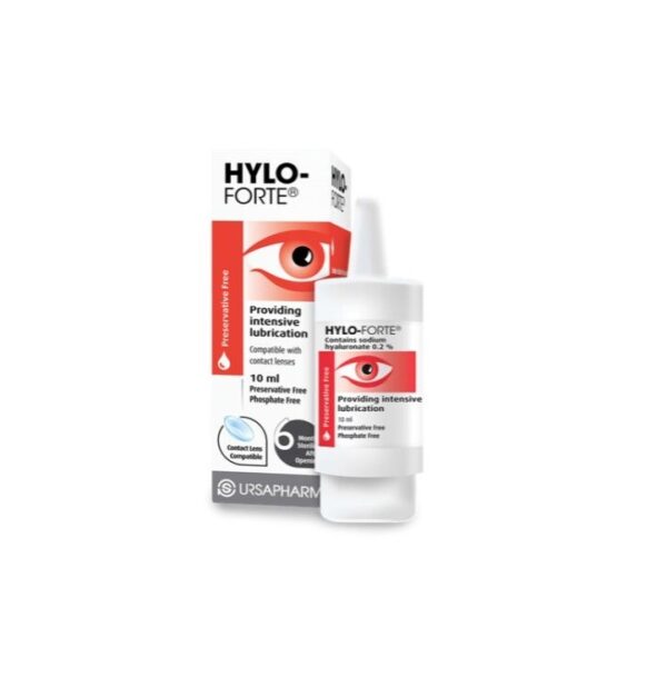 Hylo-Forte 0.2% Preservative & Phosphate Free Eye Drops – 10ml  -  Eye Drops & Washes