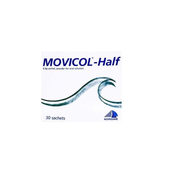 Movicol-Half Powder Laxative For Constipation Lemon & Lime – 30 Sachets  -  Sachets