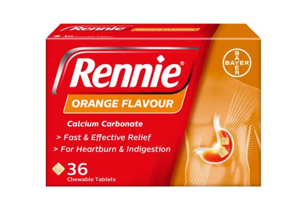 Rennie Heartburn & Indigestion – 36 Chewable Tablets