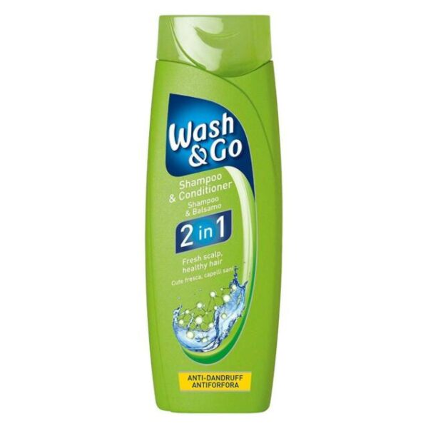 wash and go 2-in-1 anti-dandruff shampoo and conditioner - 200ml