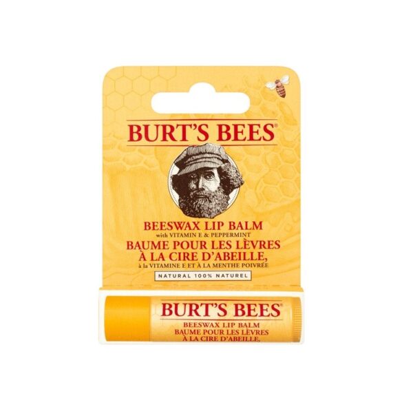 Burt’s Bees Beeswax Lip Balm Tube – 4.25g  -  Hands, Feet, Lips and Eyes