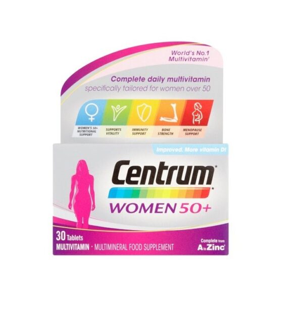 Centrum Women 50+ – 30 Tablets  -  Women's Health