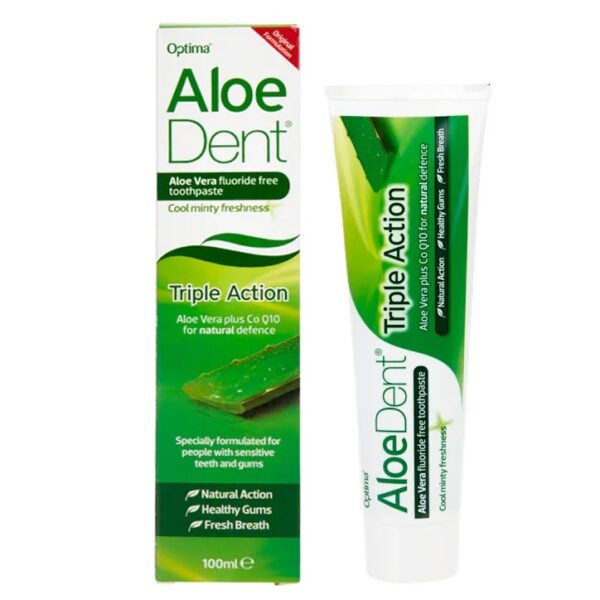 Aloe Dent Triple Action Aloe Vera Toothpaste with Co Q10 - 100ml