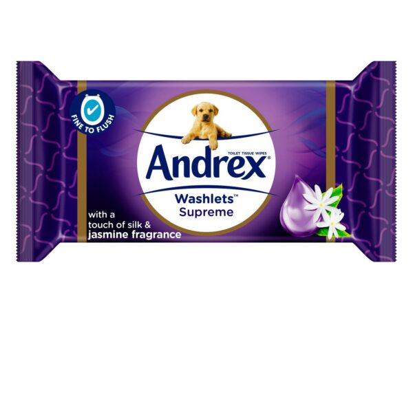 Andrex Supreme Washlets - 40 per pack