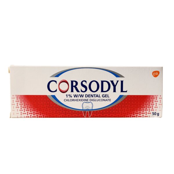 Corsodyl Gum Disease Treatment Dental – Gel 50g  -  Denture Care