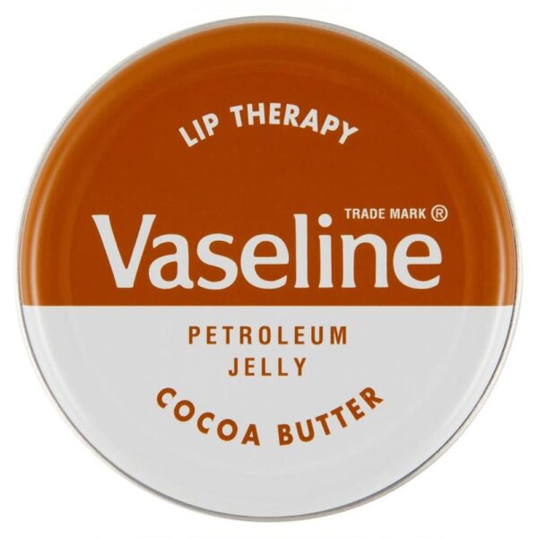 Vaseline Lip Therapy Cocoa Butter – 20g  -  Hands, Feet, Lips and Eyes