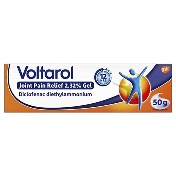 Voltarol 12 Hour Joint Pain Relief 2.32% Gel - 50g tube