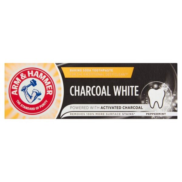 Arm & Hammer Charcoal White Natural Toothpaste 75ml  -  Toothpaste