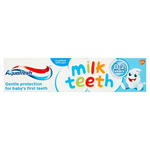 Aquafresh Baby Toothpaste Milk Teeth 0-2 Years – 50ml  -  Toothpaste