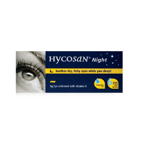 Hycosan Night Eye Ointment – 5g  -  Eye Care