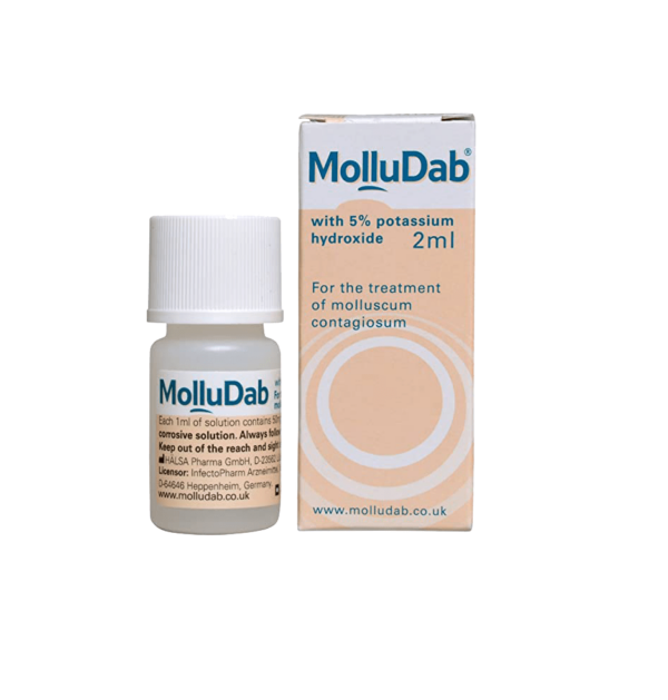 MolluDab Solution (5% Potassium Hydroxide) – 2ml  -  Expert