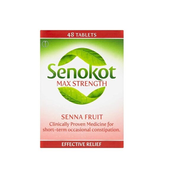 Senokot Max Strength Senna Laxative – 48 Tablets  -  Constipation