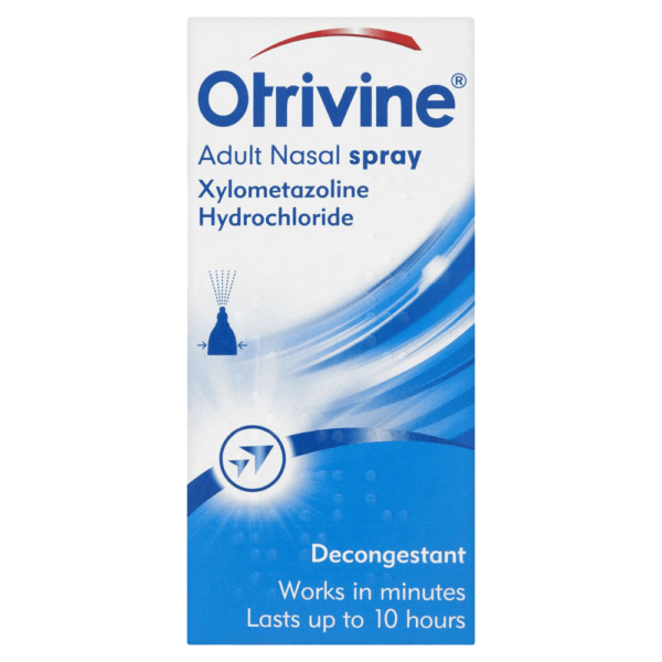 Otrivine Adult Nasal Spray – 10ml  -  Coughs, Colds & Flu