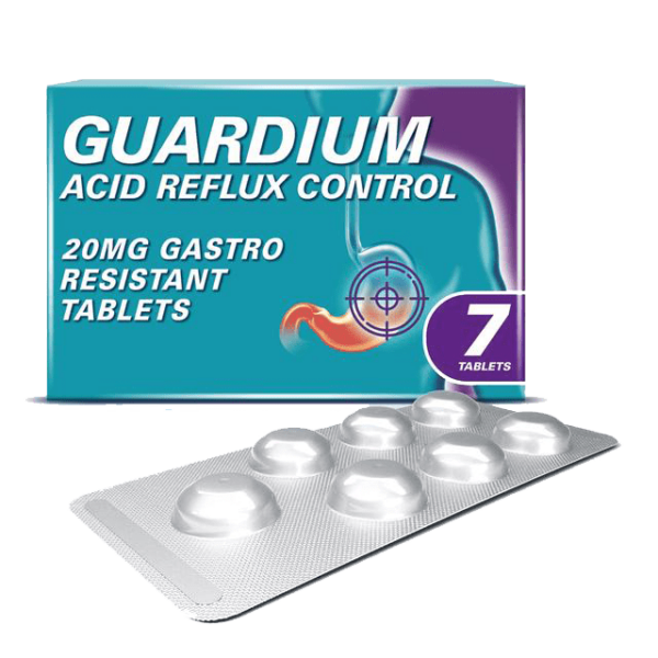 Guardium Tablets – 7 tablets  -  Acid Reflux & Heartburn