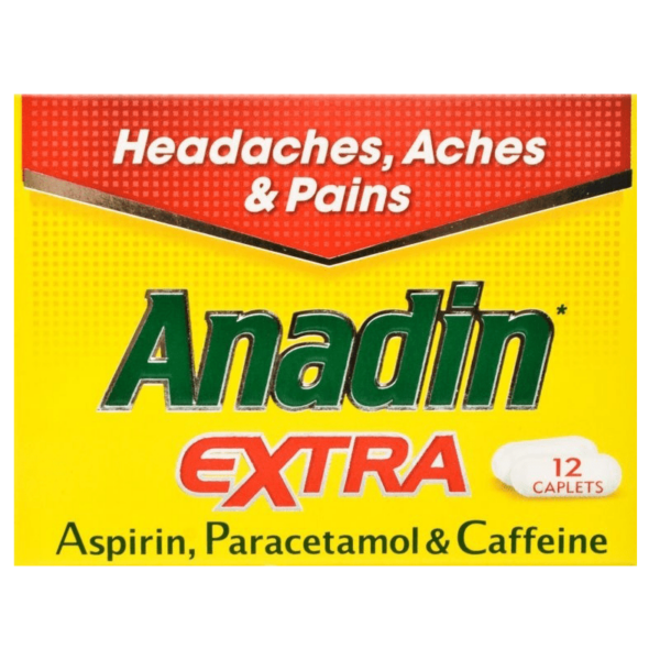 Anadin Extra Caplets – 12 Caplets  -  Back Pain