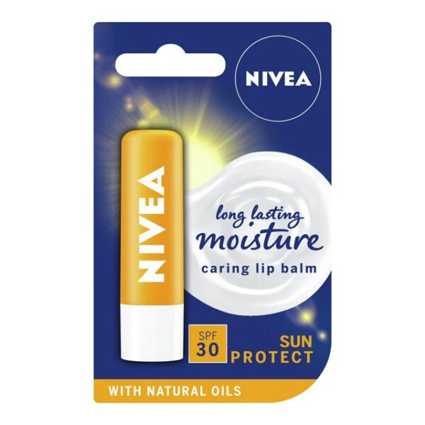 Nivea Sun Protect Care Lip Balm SPF30 -5ml  -  Summer Essentials