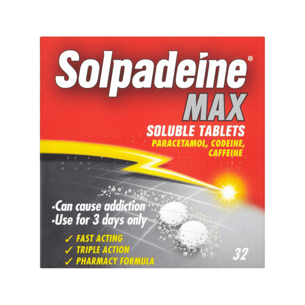 Solpadeine Max Soluble Tablets – 32 Tablets  -  Back Pain