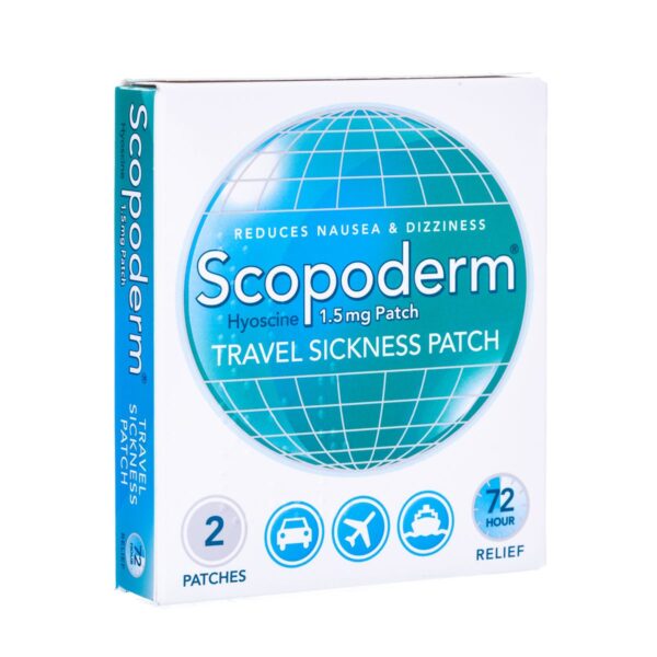 Scopoderm Travel Sickness Patch 1.5mg – 2  -  P-med