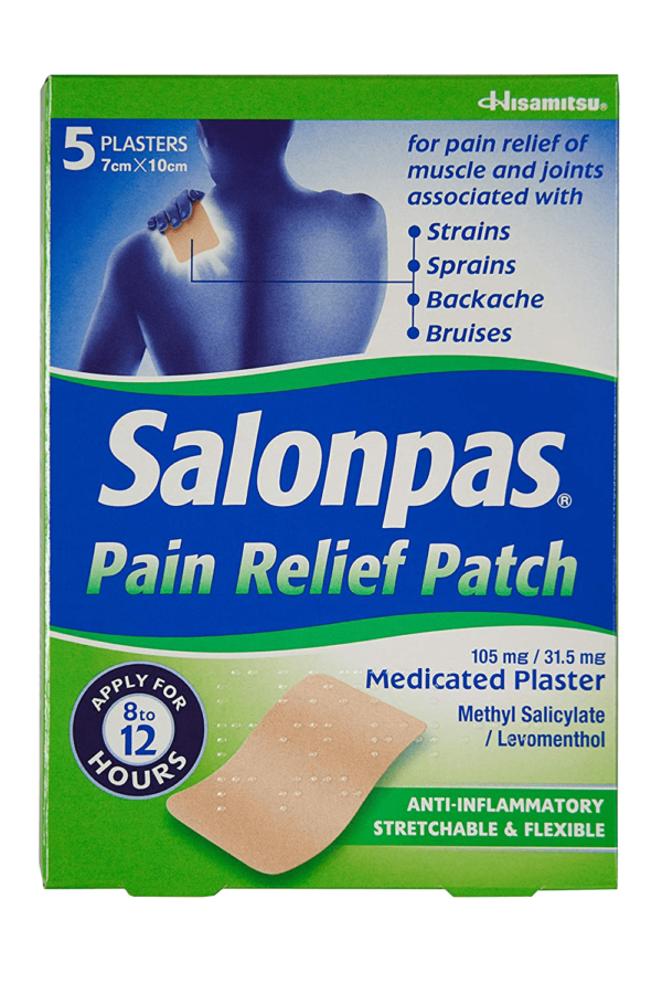 Salonpas Pain Relief Patch – 3 Patches  -  Back Pain